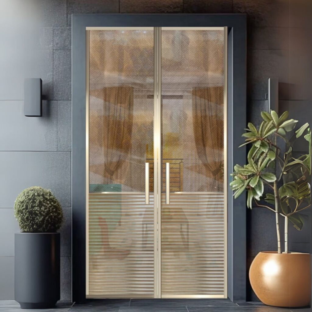 Glass-double-doors