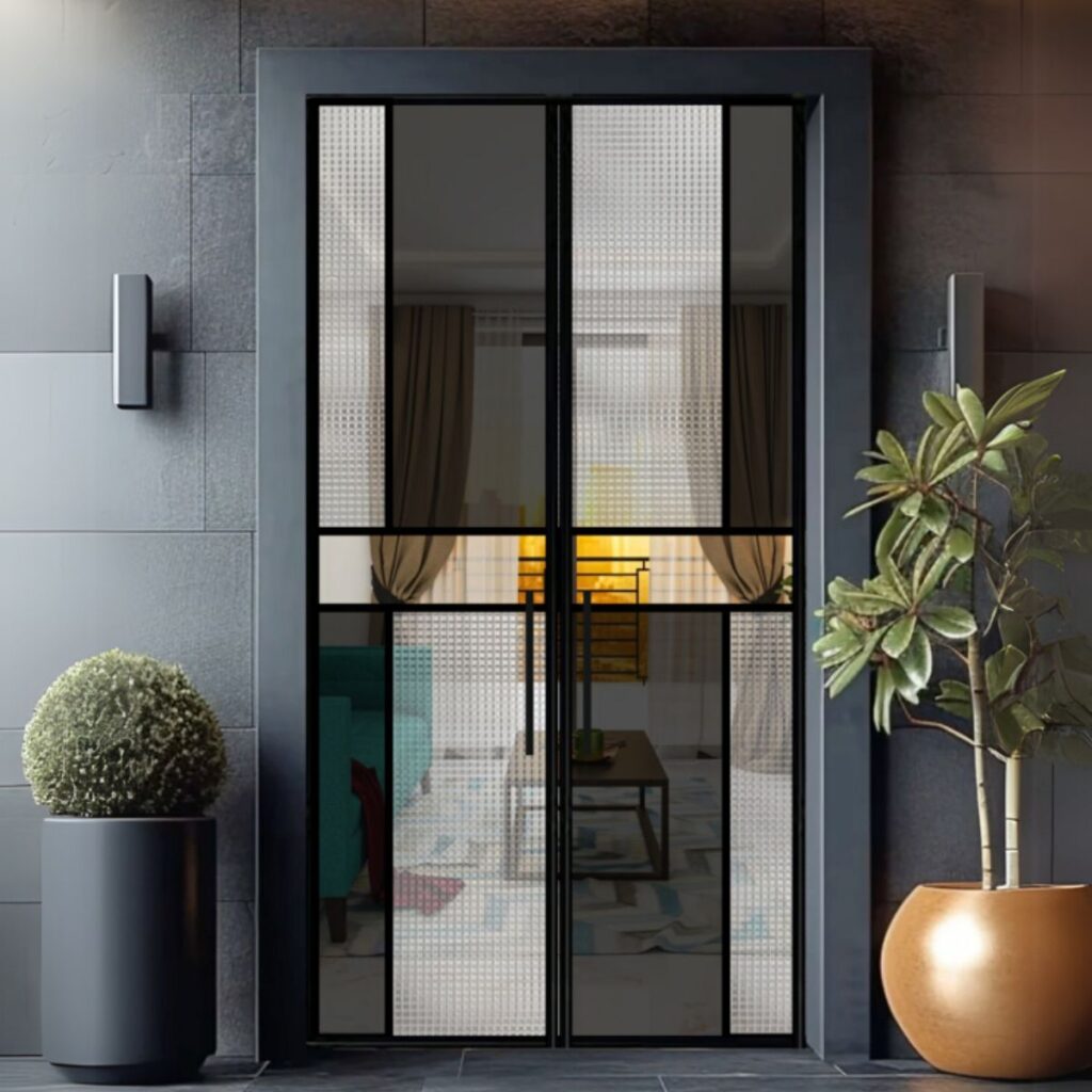 Glass-double-doors