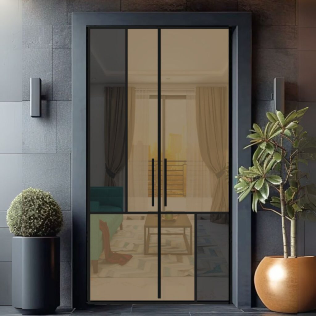 Glass-double-doors