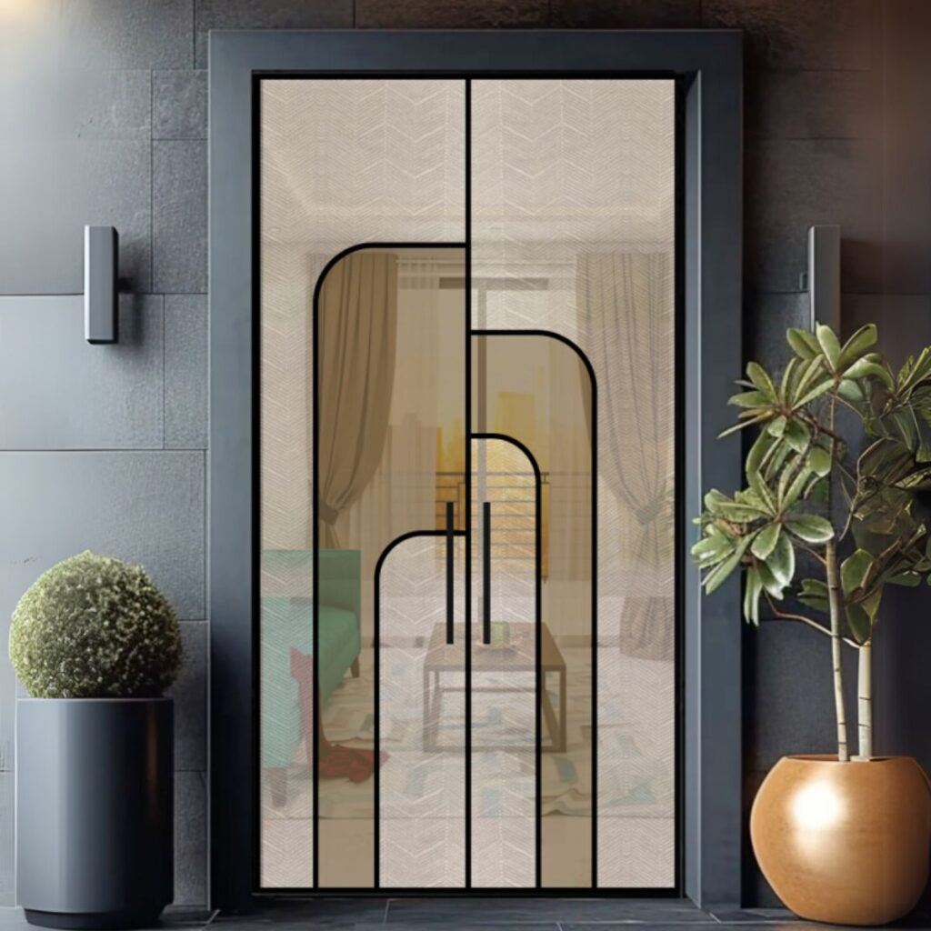 Glass-double-doors