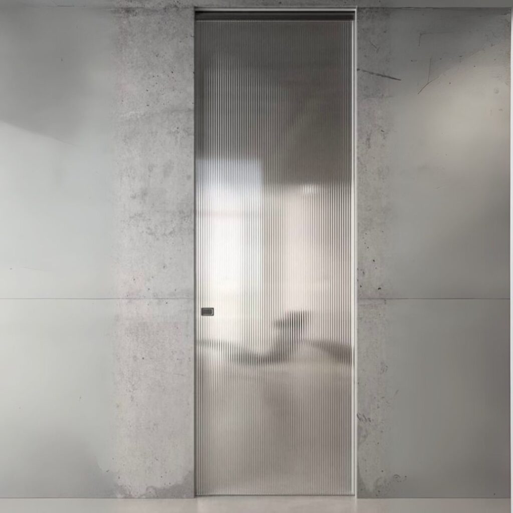 Glass-flush-doors