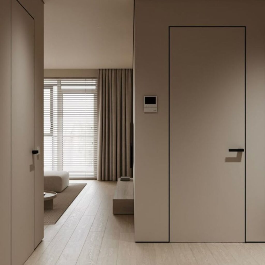 MICROCEMENT FLUSH DOORS 1