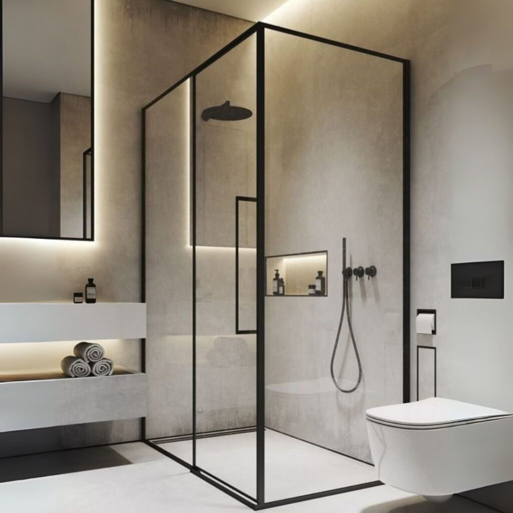 90 degree shower enclosures