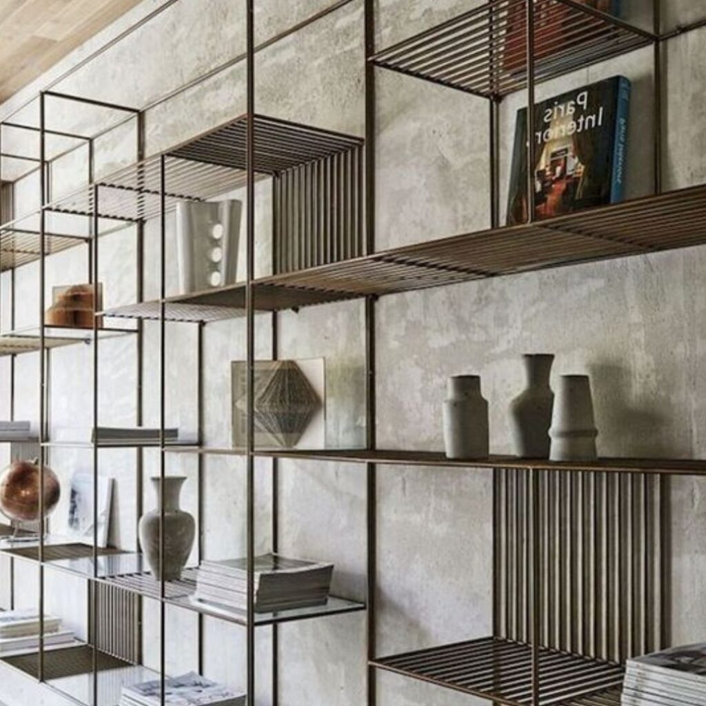 aluminium open shelfs