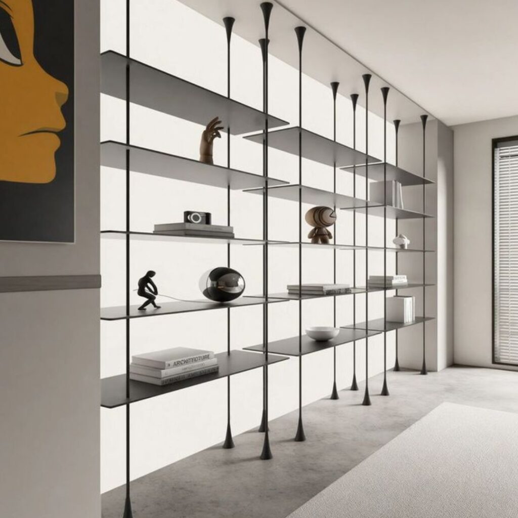 aluminium open shelfs