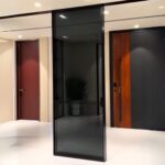 Movable glass walls