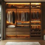 open wardrobes